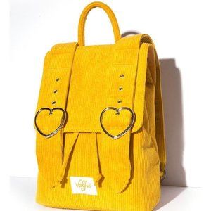 VALFRE madeline corduroy backpack in mustard